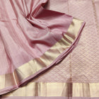 Kanchi pattu small border saree - KMP314