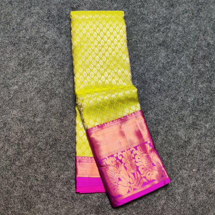 kanchi pattu half fine Bridal Saree -HF284