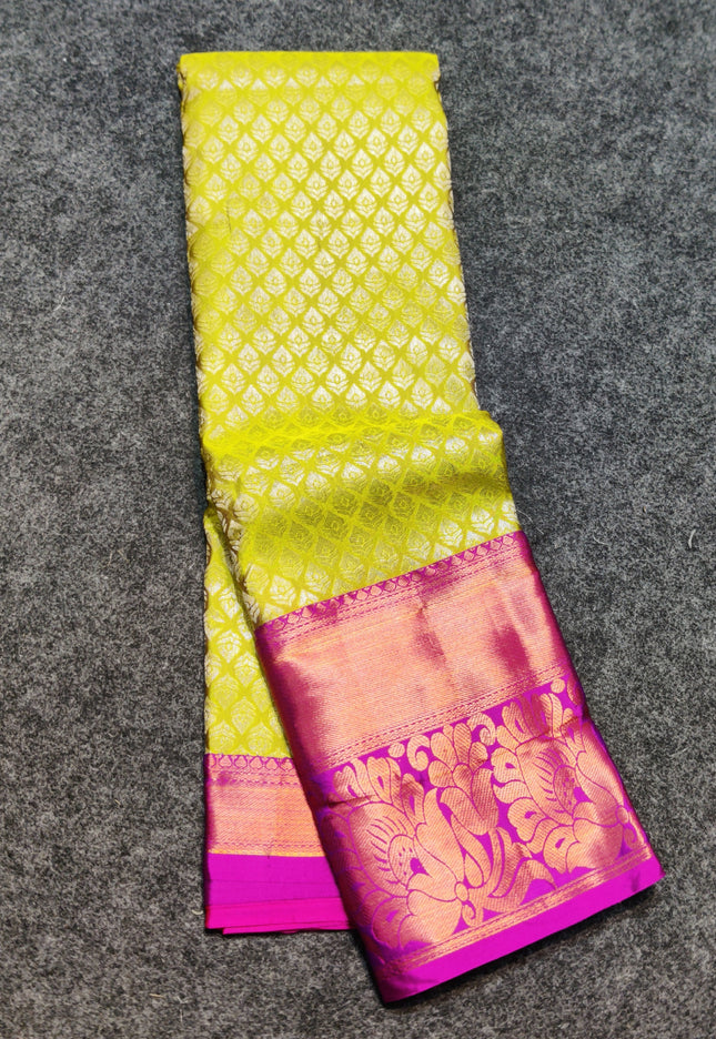 kanchi pattu half fine Bridal Saree -HF284