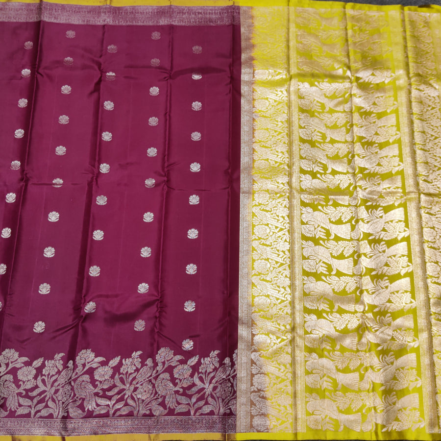 Pure Soft Silk Scurt Border Saree - LWP224