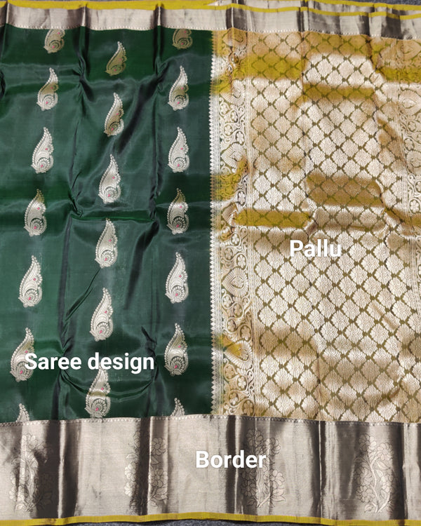 Lightweight pattu Scurt Border Saree - LWP410 alternate view