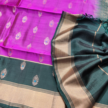 Lightweight pattu Scurt Border Saree - LWP148
