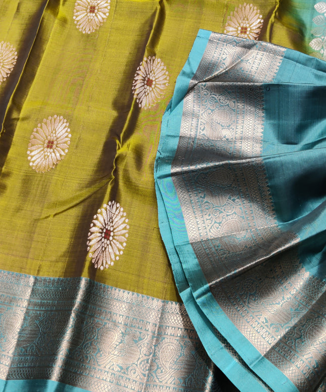 Meenakari kanchi lightweight pattu Saree - KMP310