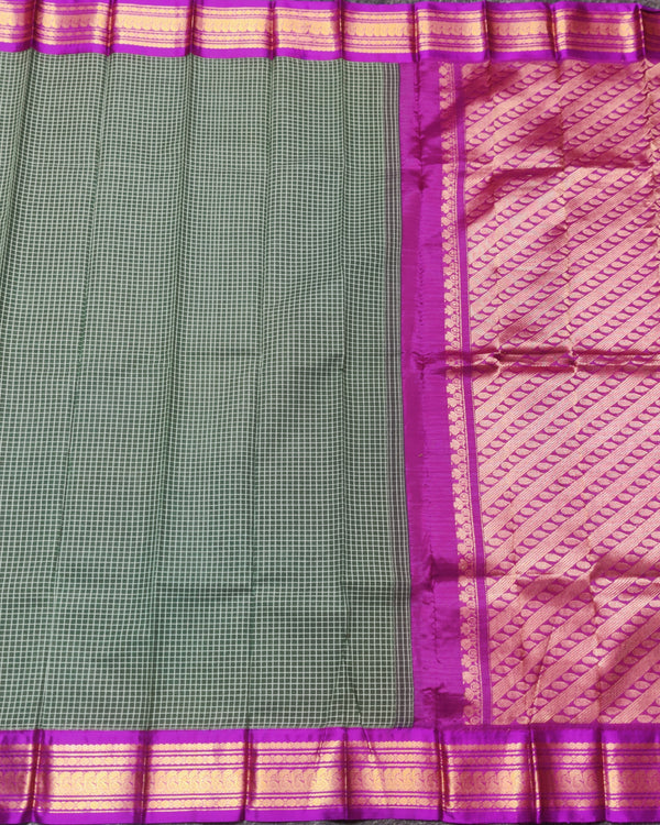 Gadwal cotton check - GC10 alternate view