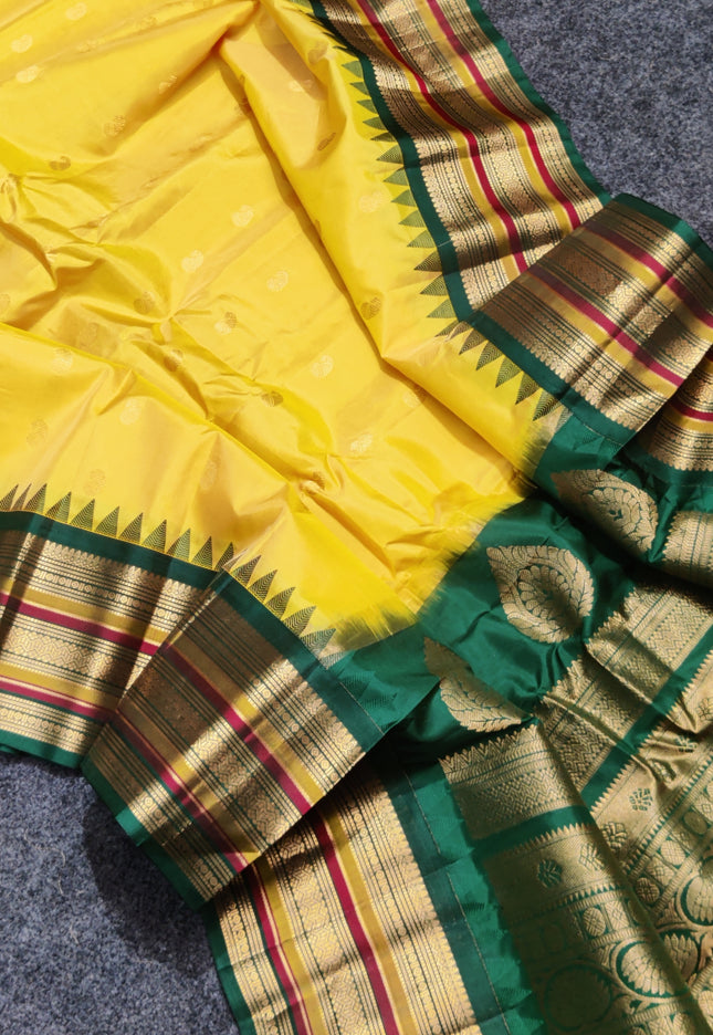 Gadwal Handloom Pure silk saree - GPS171