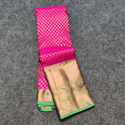 Kanchi pattu half fine Bridal Saree - HF11