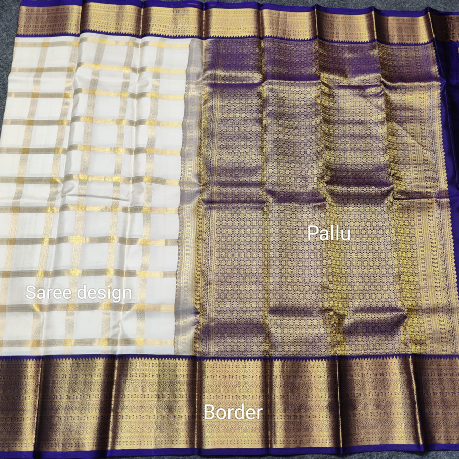 50% off Kanchi kuttu vintage Handloom saree - KMP88