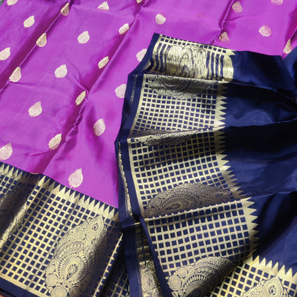 Kanchi pure soft silk Saree - KMP1199