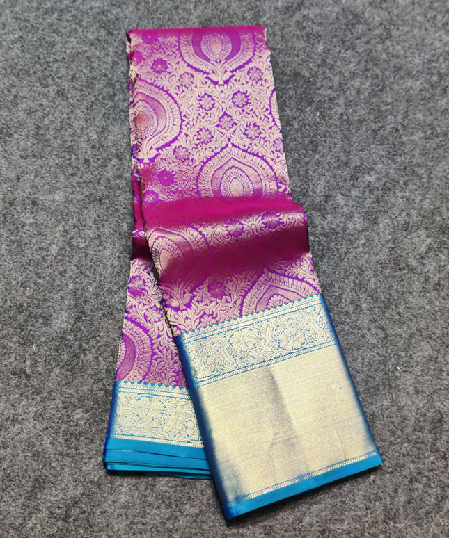 Kanchi pure bridal silk saree - KMP1515