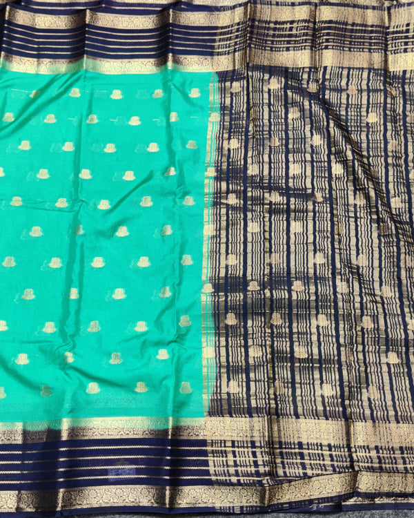 Mysore crepe semi silk saree - M03 alternate view