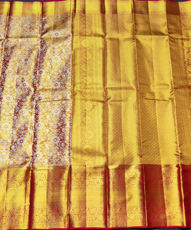 Kanchi Pattu Wedding Sarees @30% Off -KMP955