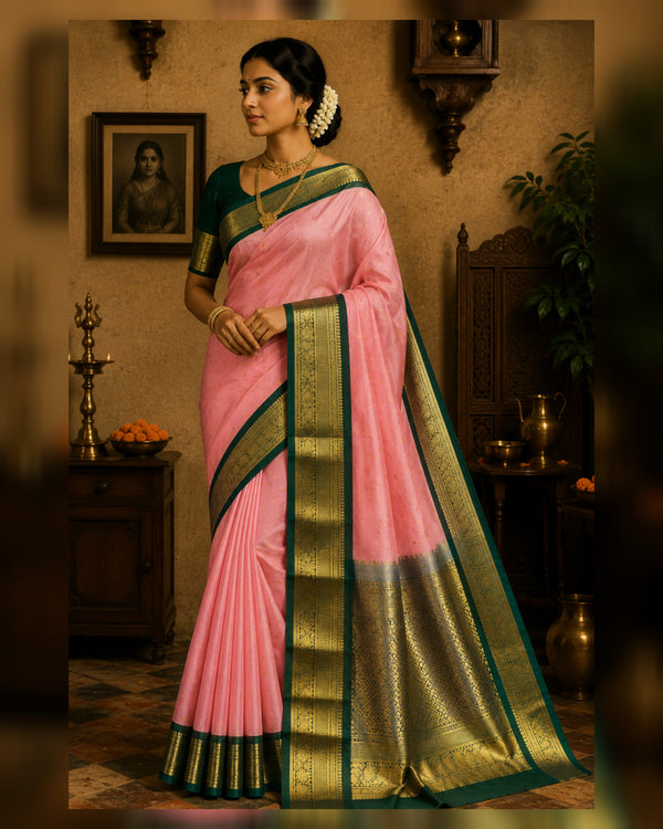 50% off Kanchi kuttu vintage Handloom saree - KMP67