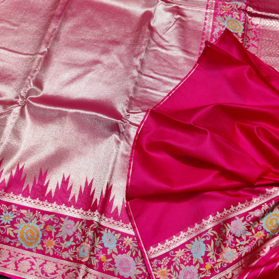 Banaras Tissue Paithani silk saree - BRS20