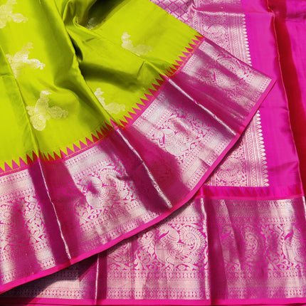 Kanchi Pure Handloom Pattu Saree - KMP151