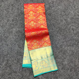 Kanchi Meenakari Brocade Pure handloom Silk Saree - KMP3202
