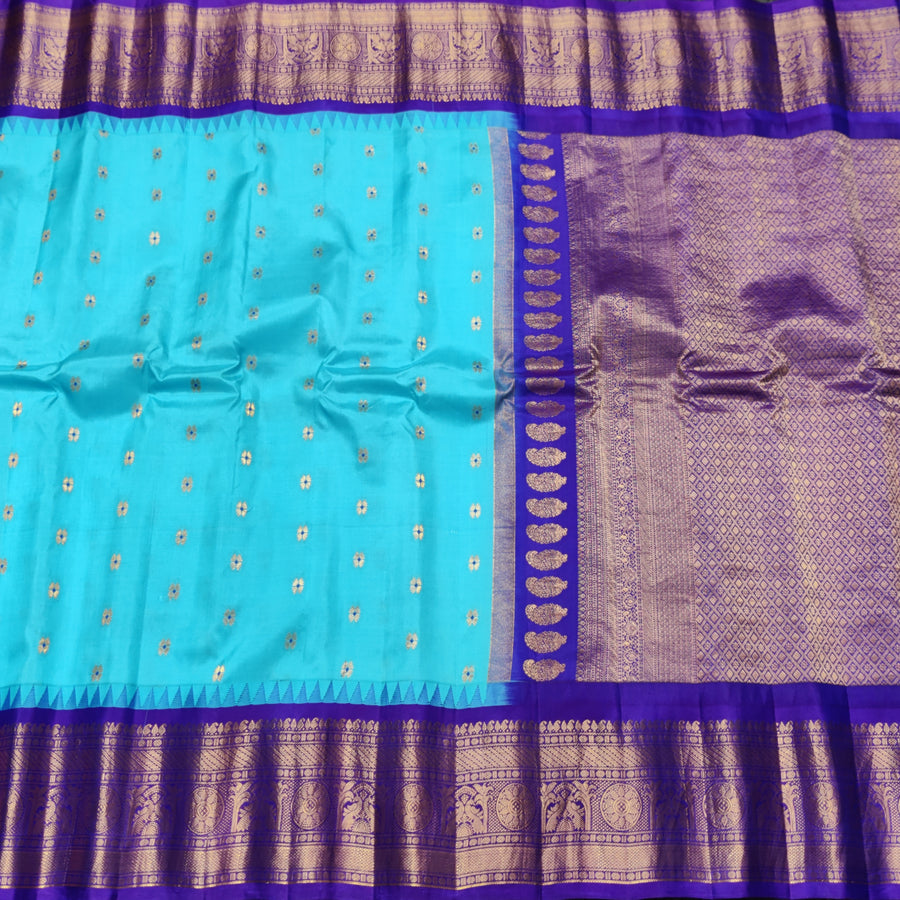 Gadwal Handloom pure silk- GPS43