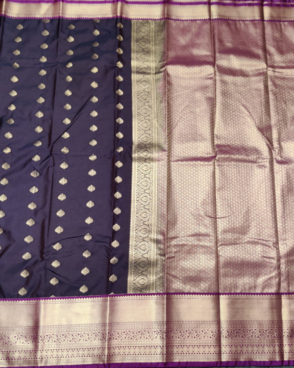 Kanchi semi vintage silk Saree -KS24 alternate view