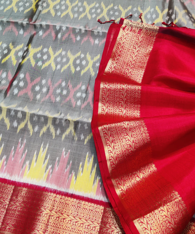 Ikkath Pure Silk Pattu Saree- IKT59