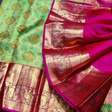 Kanchi Meenakari Brocade Pure handloom Silk Saree - KMP3207
