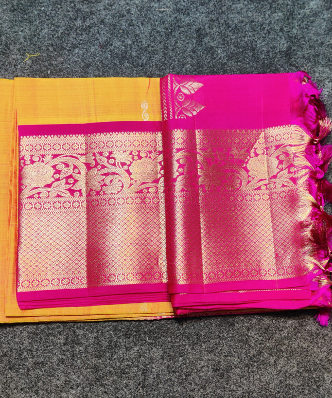 Meenakari kanchi lightweight pattu Saree - KMP3055