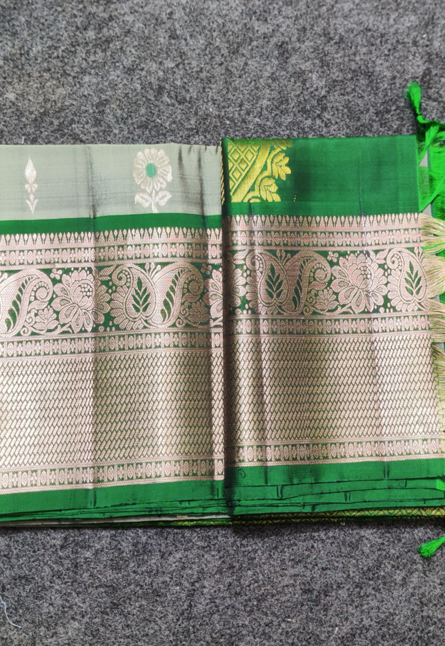 Meenakari kanchi lightweight pattu Saree - KMP3126