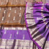 Lightweight pattu Scurt Border Saree - LWP306
