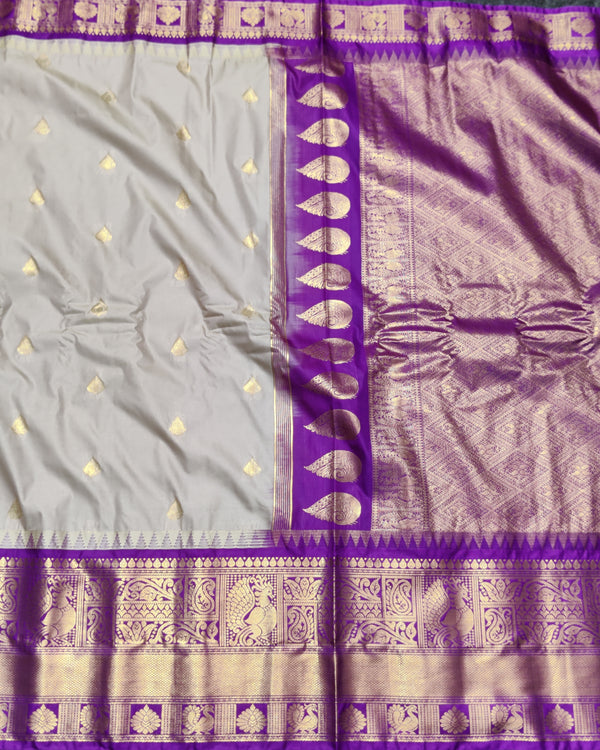 Gadwal Semi Silk Saree - GSM02 alternate view
