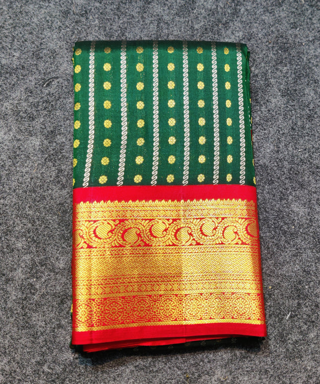 Kanchi pure kuttu border Saree - KMP1298