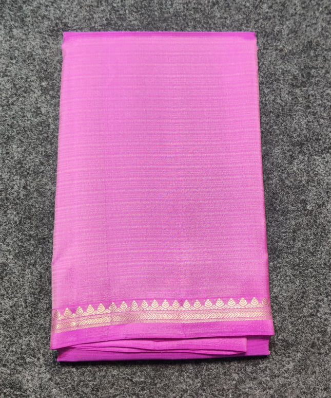 Kanchi pattu small border saree - KMP2030