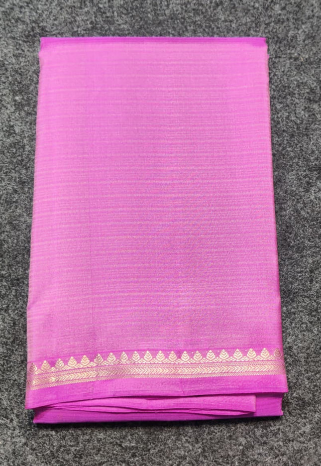 Kanchi pattu small border saree - KMP2030