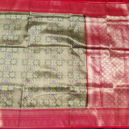 Kalamkari Silk saree - KM04