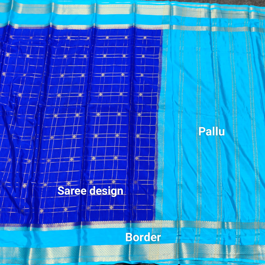 Semi crepe silk saree - SC11