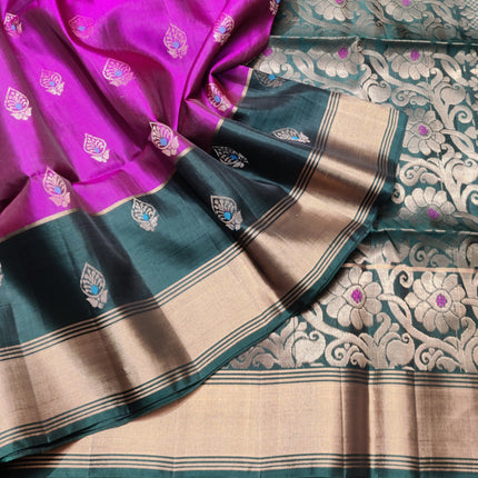 Lightweight pattu Scurt Border Saree - LWP148