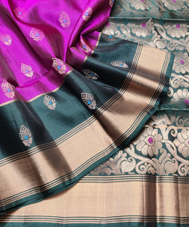 Lightweight pattu Scurt Border Saree - LWP148