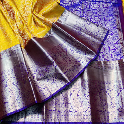 Kanchi pattu half fine Bridal Saree -HF279