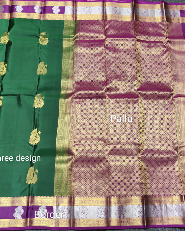 50% off Kanchi kuttu vintage Handloom saree - KMP63 alternate view