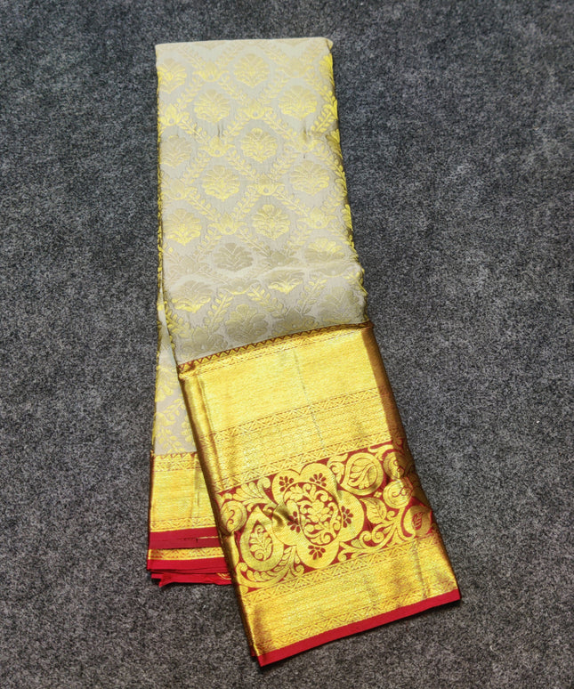 Kanchi pattu half fine bridal wear saree HF35