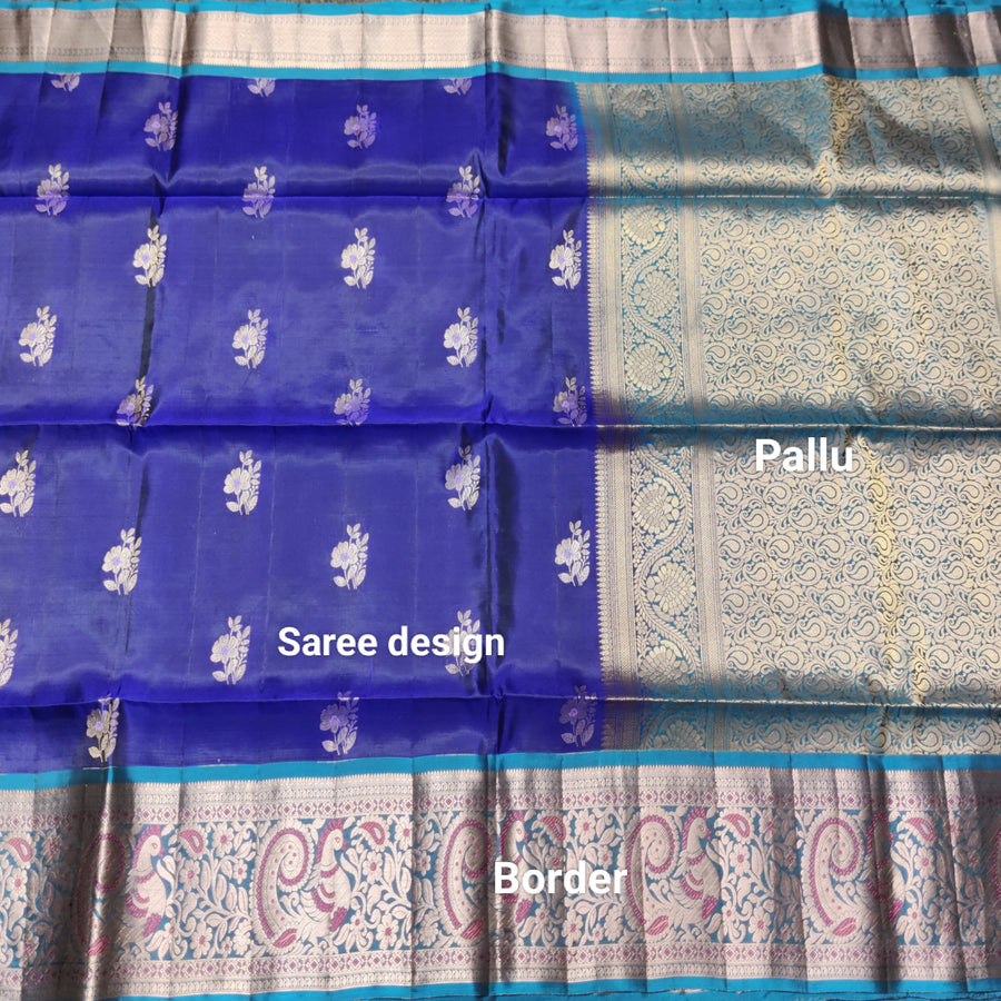 Meenakari kanchi lightweight pattu Saree - KMP135