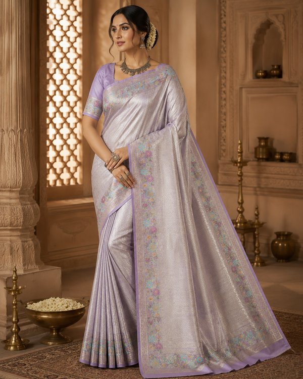 Banaras Tissue Paithani silk saree - BRS25