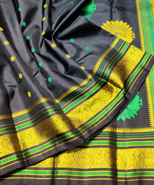 Kanjivaram Resham Silk Saree - KMP1538