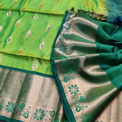 Meenakari kanchi lightweight pattu Saree - KMP3058