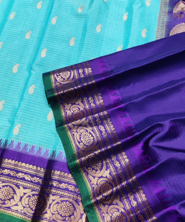 Gadwal Handloom Sico Silk Saree - GS168