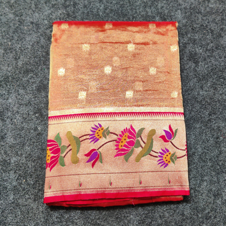 Banaras Tissue Paithani silk saree - BRS11