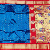 Gadwal Paithani Soft Silk Saree- GSM03