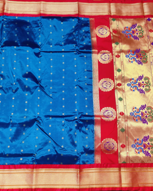 Gadwal Paithani Soft Silk Saree- GSM03 alternate view