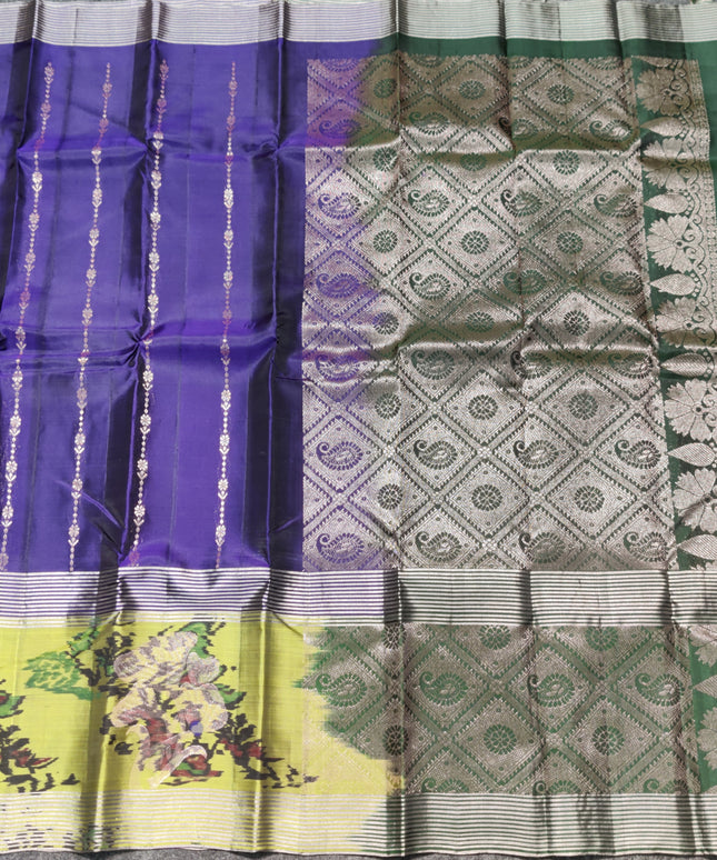 Lightweight Pattu Scurt Border Saree - LWP1073
