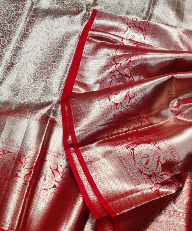 Kanchi Pattu Wedding Sarees @50% Off -KMP1957