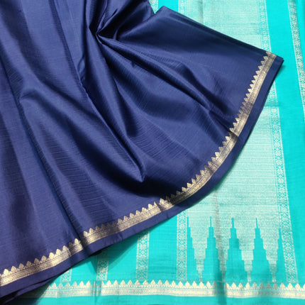 Kanchi pattu small border saree - KMP2029