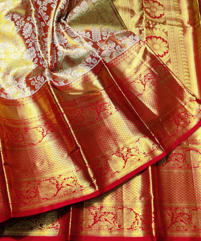 Kanchi Pattu Wedding Sarees @30% Off -KMP959