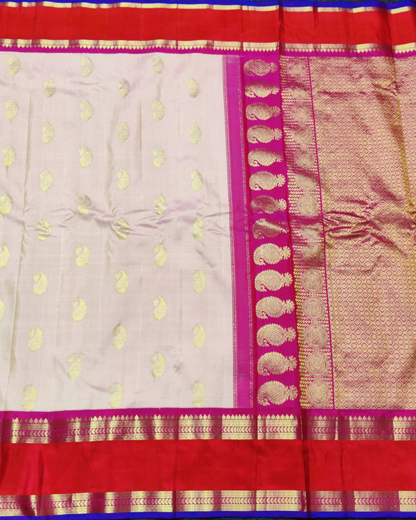 Gadwal Kuttu handloom Pure silk saree - GPS233 alternate view